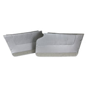 1964-1964 Corvette Door Panels Silver W/Silver Carpet - Coupe - W/Felt-4370Z5-Corvette-Store-Online
