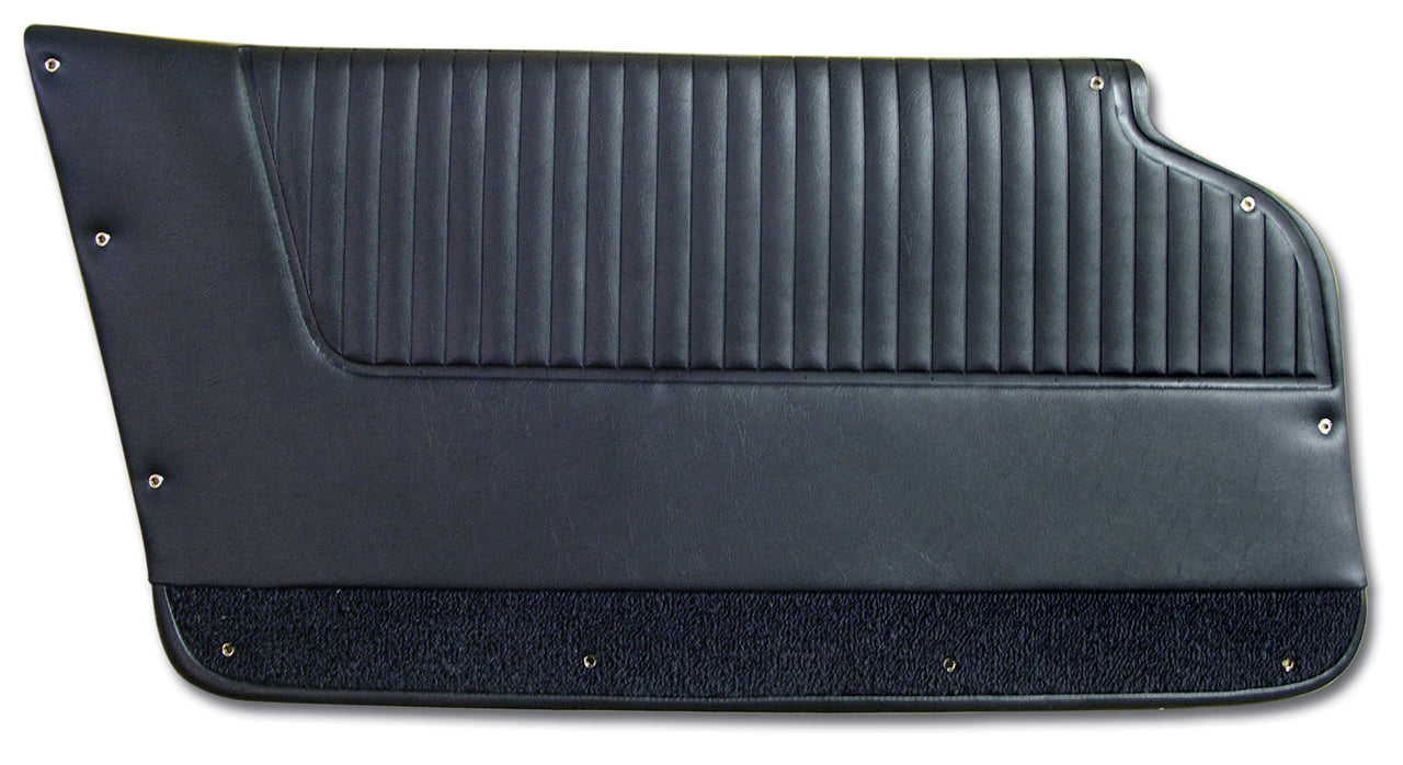 1963-1964 Corvette Door Panels Dark Blue - Convertible - W/Felt-437142-Corvette-Store-Online