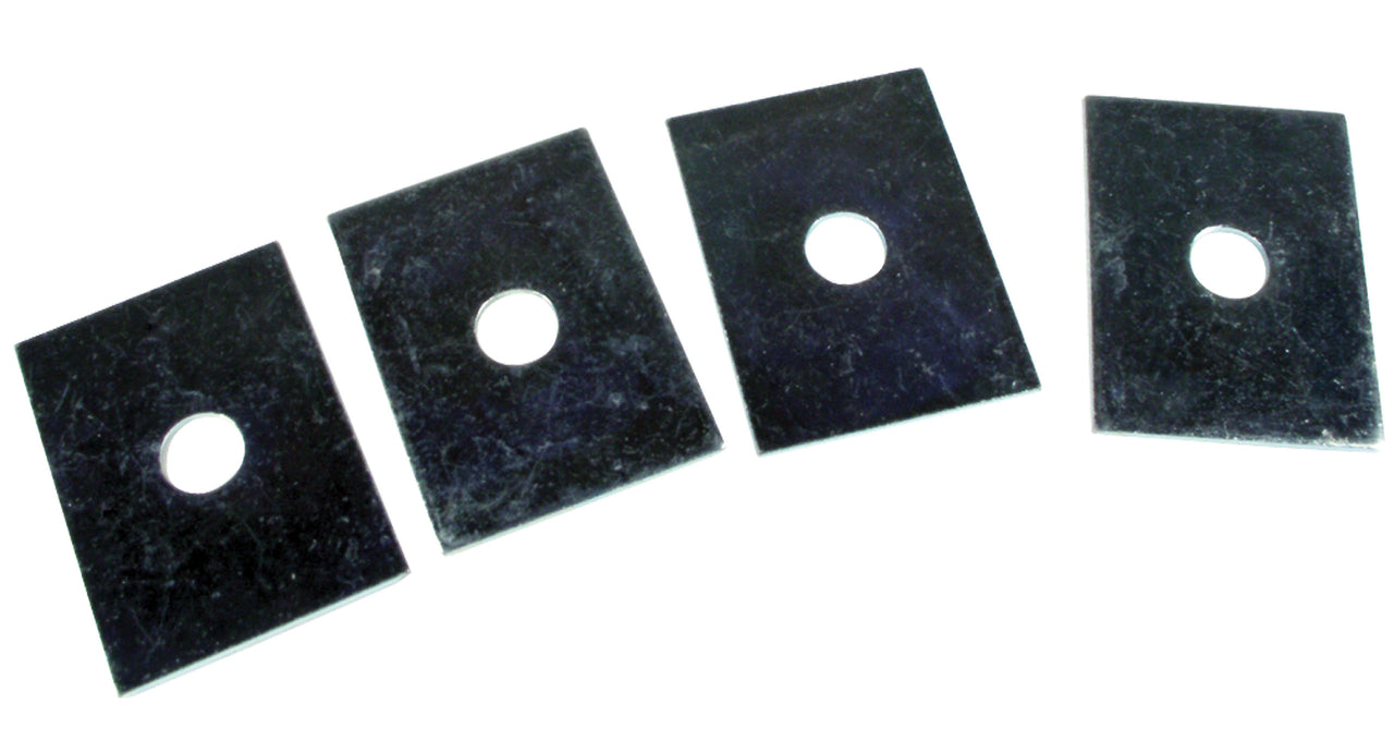 1958-1962 Corvette Bumper Mounting Shim Kit. 4 Piece - 58-62 Front, 58-60 Rear - CA-43733-Corvette-Store-Online