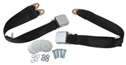 1963-1967 Corvette Seat Belts - Chrome Lift Replacement Black-43890-Corvette-Store-Online