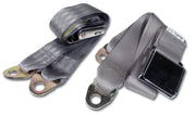 1963-1967 Corvette Seat Belts - Chrome Lift Replacement Silver-43894-Corvette-Store-Online