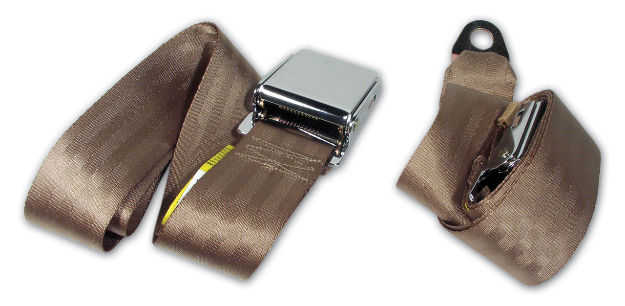 1963-1967 Corvette Seat Belts - Chrome Lift Replacement Saddle-43896-Corvette-Store-Online