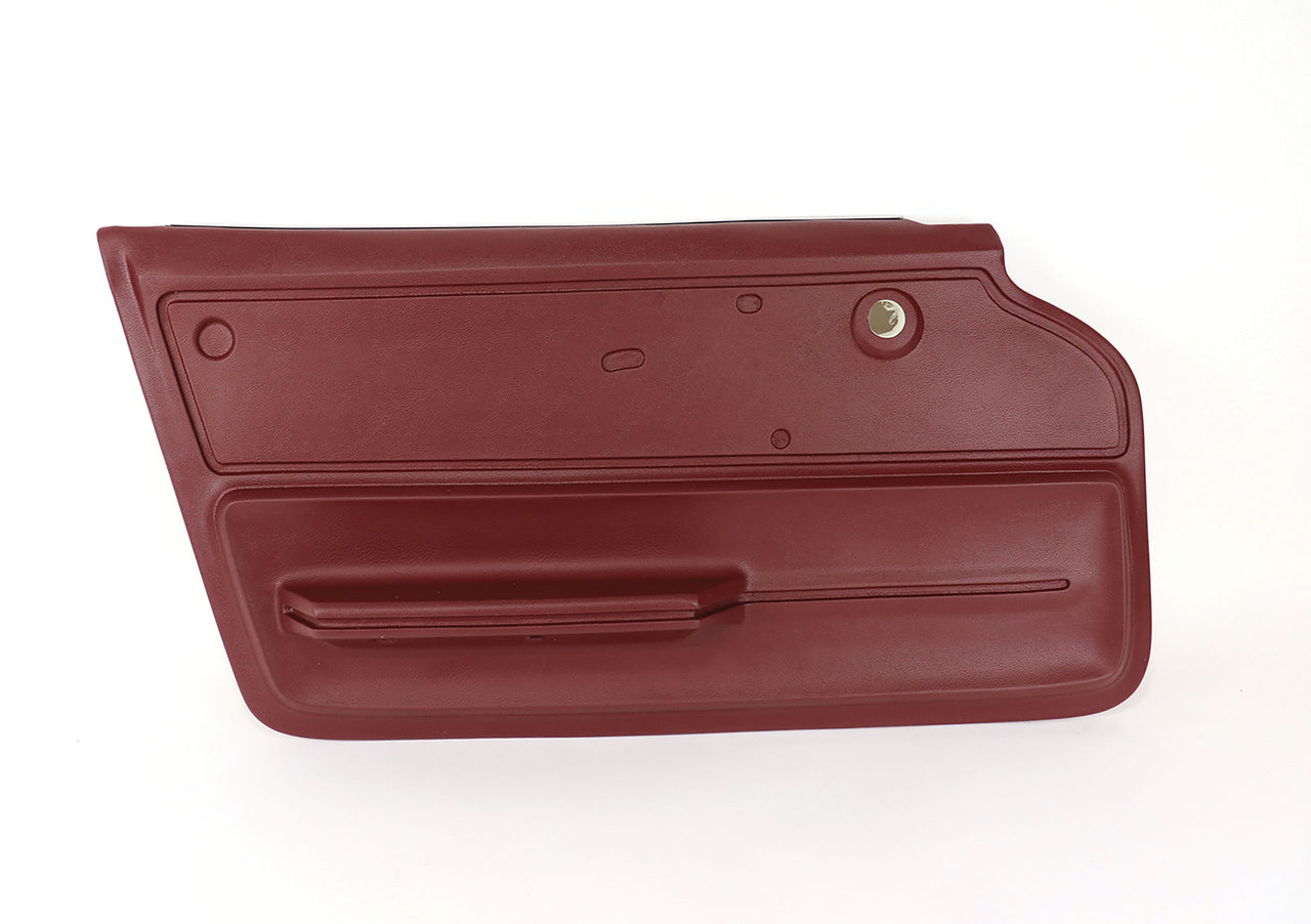 1965-1965 Corvette Door Panel Maroon Coupe W/Felt LH-439137-Corvette-Store-Online