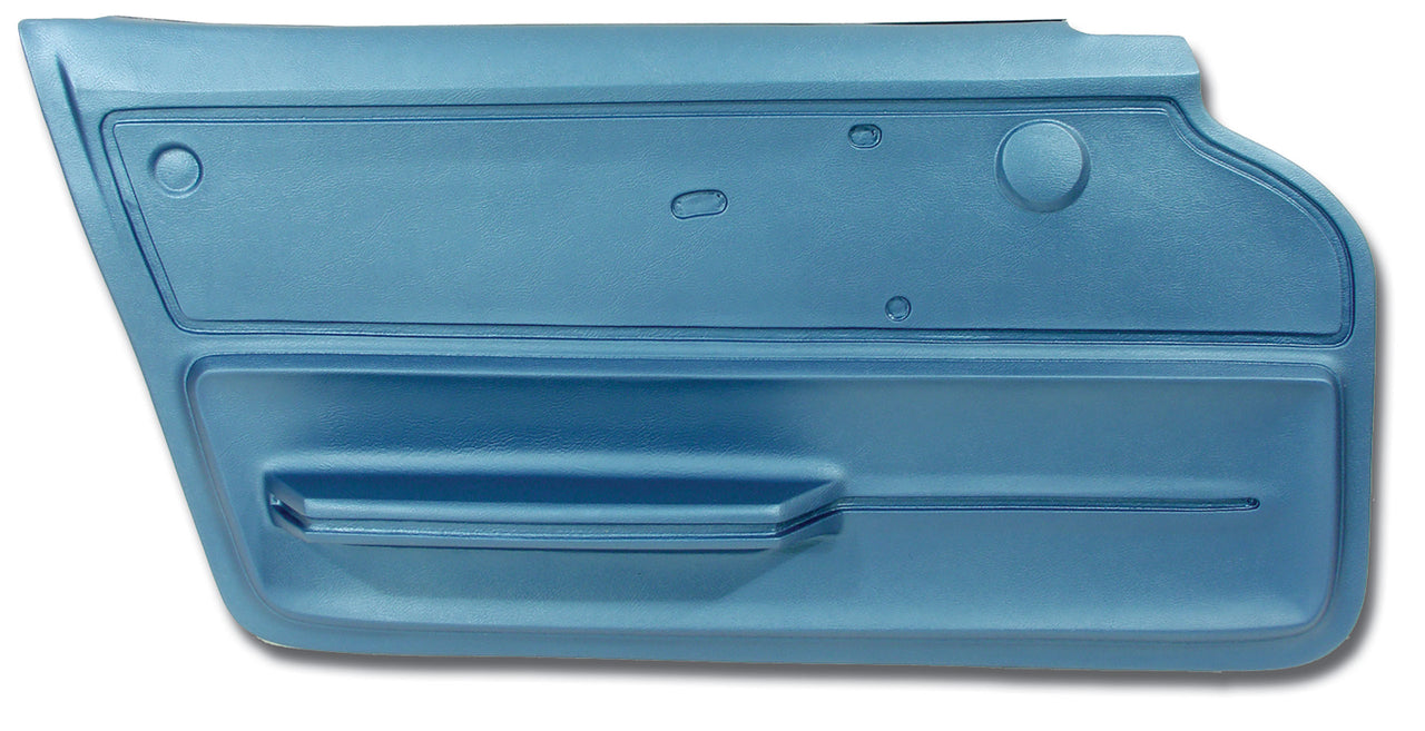 1965-1966 Corvette Door Panel Bright Blue Coupe W/Felt LH-439140-Corvette-Store-Online