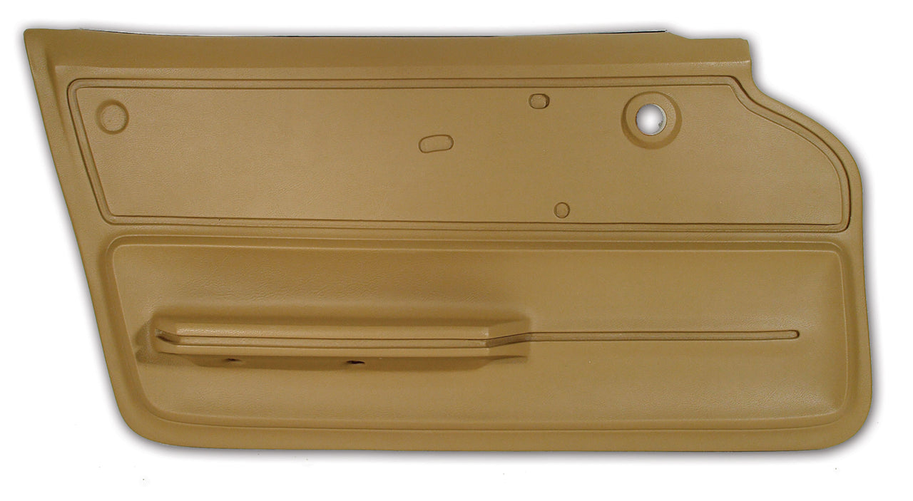 1965-1966 Corvette Door Panel Saddle Coupe W/Felt LH-439152-Corvette-Store-Online