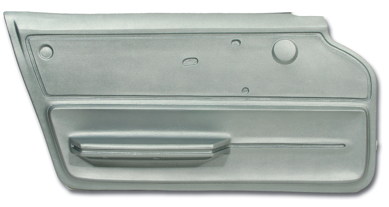 1965-1966 Corvette Door Panel Silver Coupe W/Felt LH-439161-Corvette-Store-Online