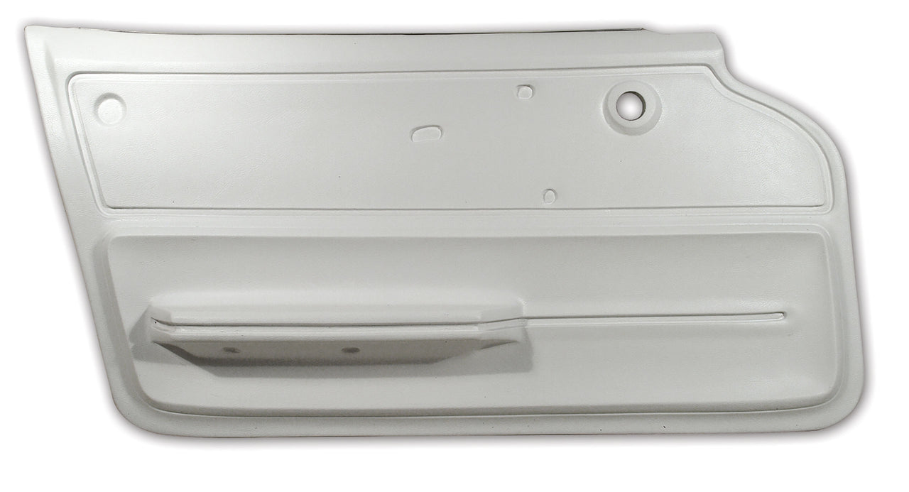 1965-1966 Corvette Door Panel White Coupe W/Felt LH-439165-Corvette-Store-Online