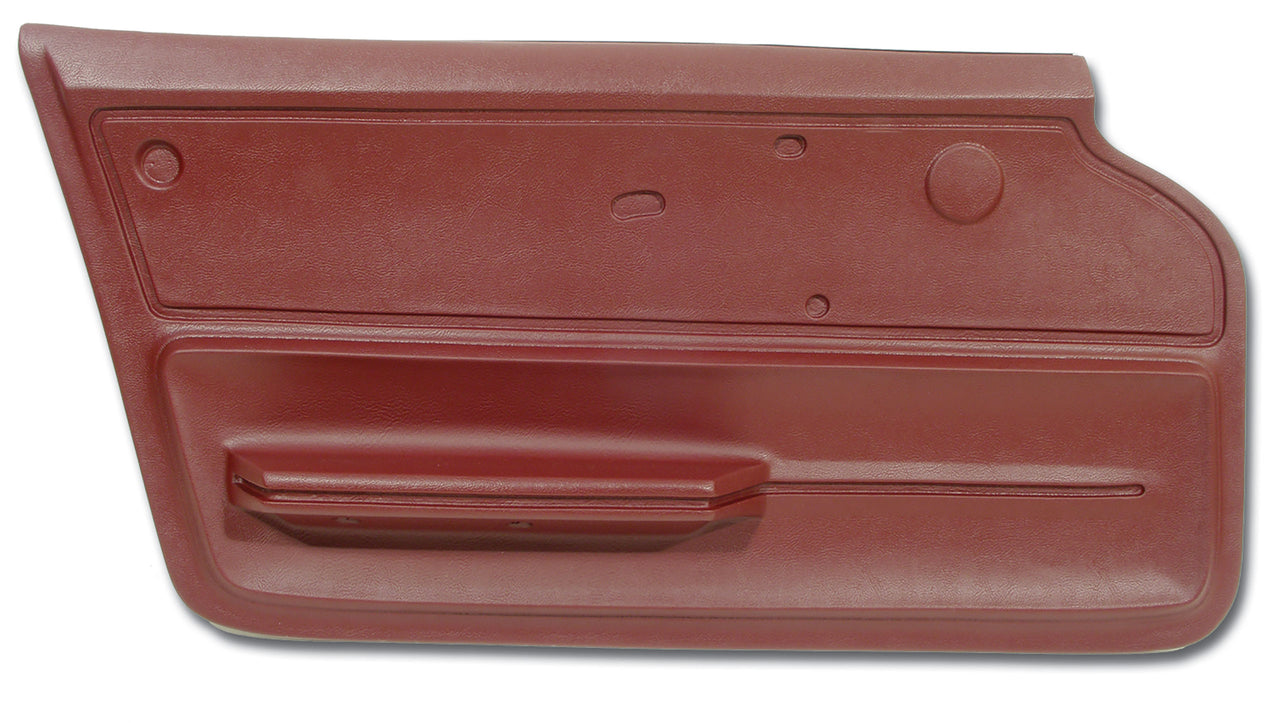 1965-1965 Corvette Door Panel Maroon Convertible W/Felt LH-439337-Corvette-Store-Online