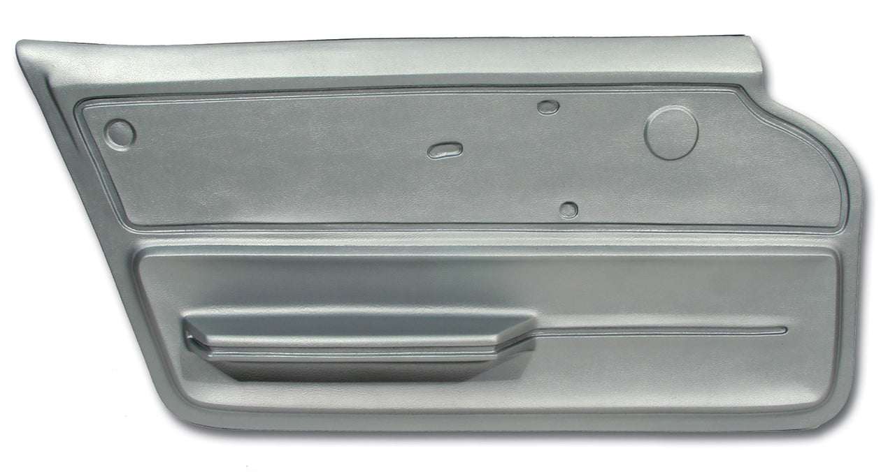 1965-1966 Corvette Door Panel Silver Convertible W/Felt LH-439361-Corvette-Store-Online