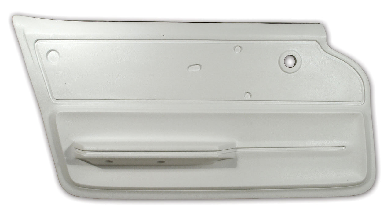 1965-1966 Corvette Door Panel White Convertible W/Felt LH-439365-Corvette-Store-Online