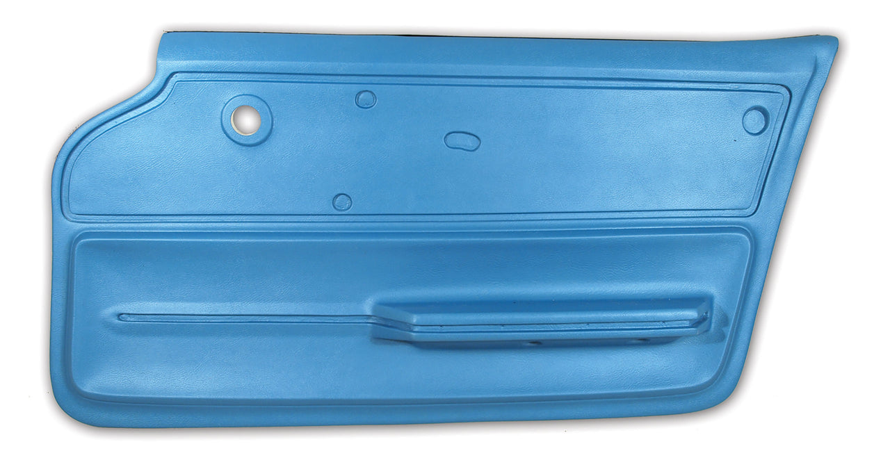 1965-1966 Corvette Door Panel Bright Blue Convertible W/Felt RH-439440-Corvette-Store-Online