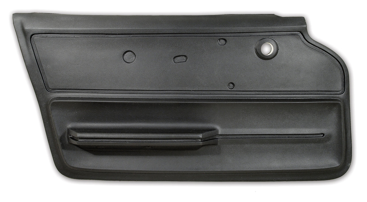 1967-1967 Corvette Door Panel Black Coupe W/Felt LH-439520-Corvette-Store-Online