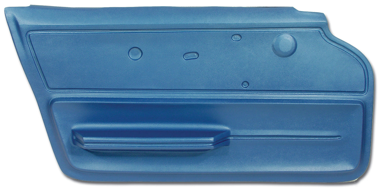1967-1967 Corvette Door Panel Bright Blue Coupe W/Felt LH-439540-Corvette-Store-Online