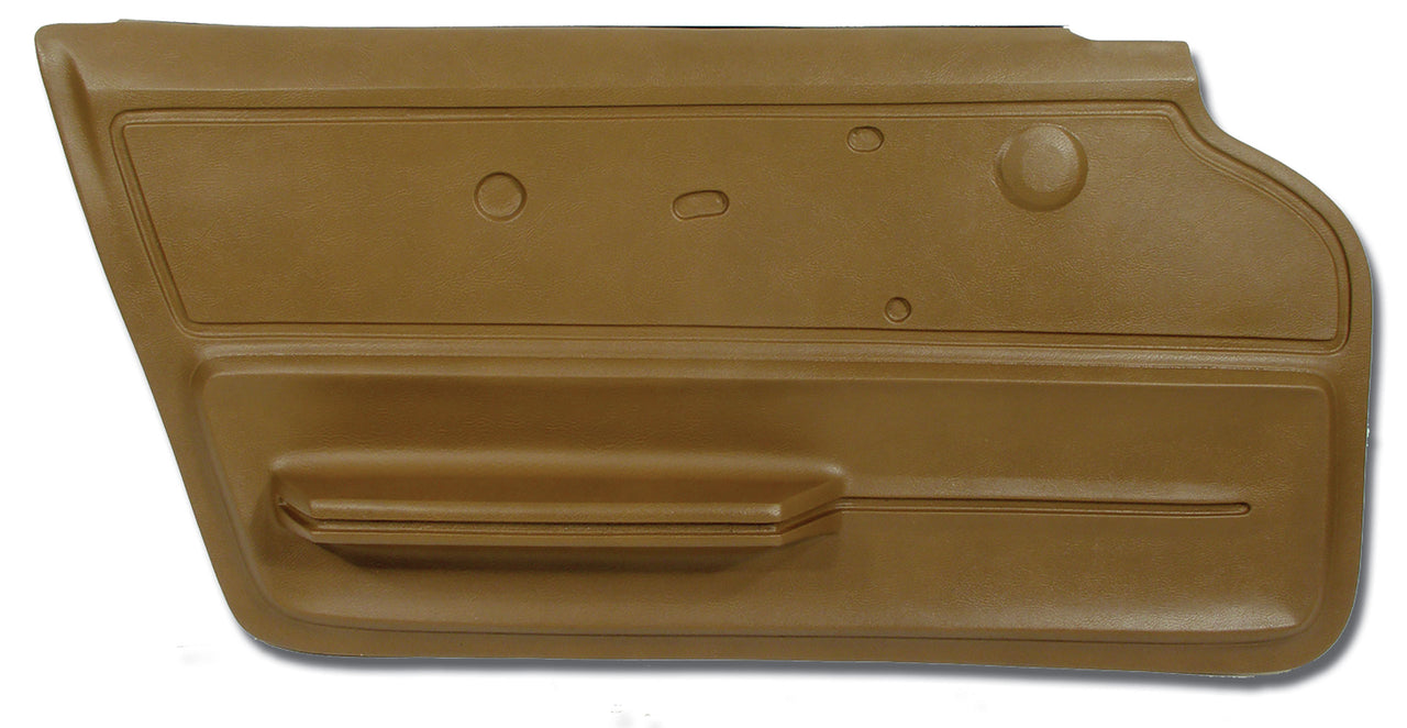 1967-1967 Corvette Door Panel Saddle Coupe W/Felt LH-439553-Corvette-Store-Online