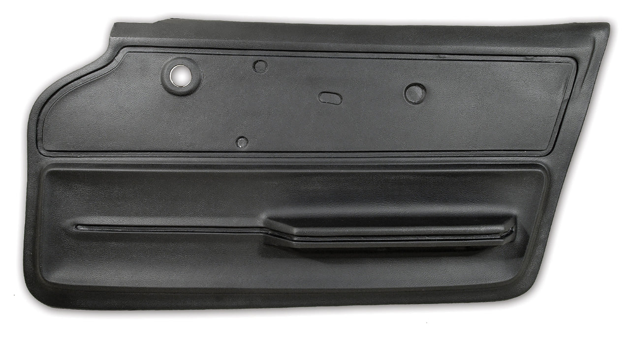 1967-1967 Corvette Door Panel Black Coupe W/Felt RH-439620-Corvette-Store-Online