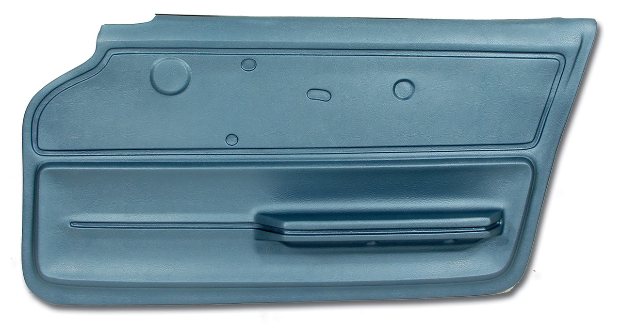 1967-1967 Corvette Door Panel Bright Blue Coupe W/Felt RH-439640-Corvette-Store-Online