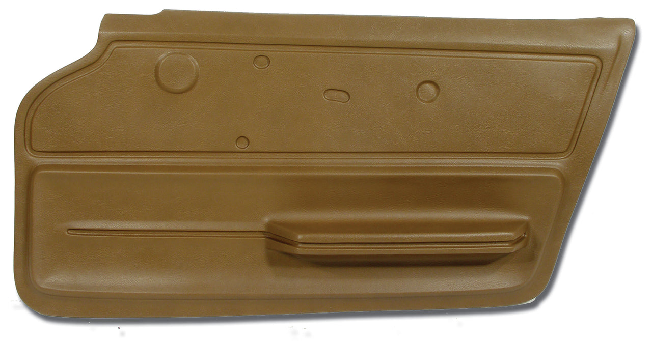 1967-1967 Corvette Door Panel Saddle Coupe W/Felt RH-439653-Corvette-Store-Online