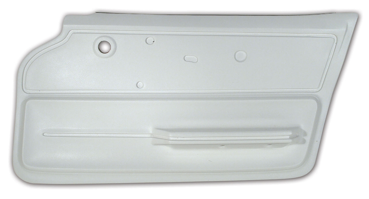 1967-1967 Corvette Door Panel White Coupe W/Felt RH-439665-Corvette-Store-Online