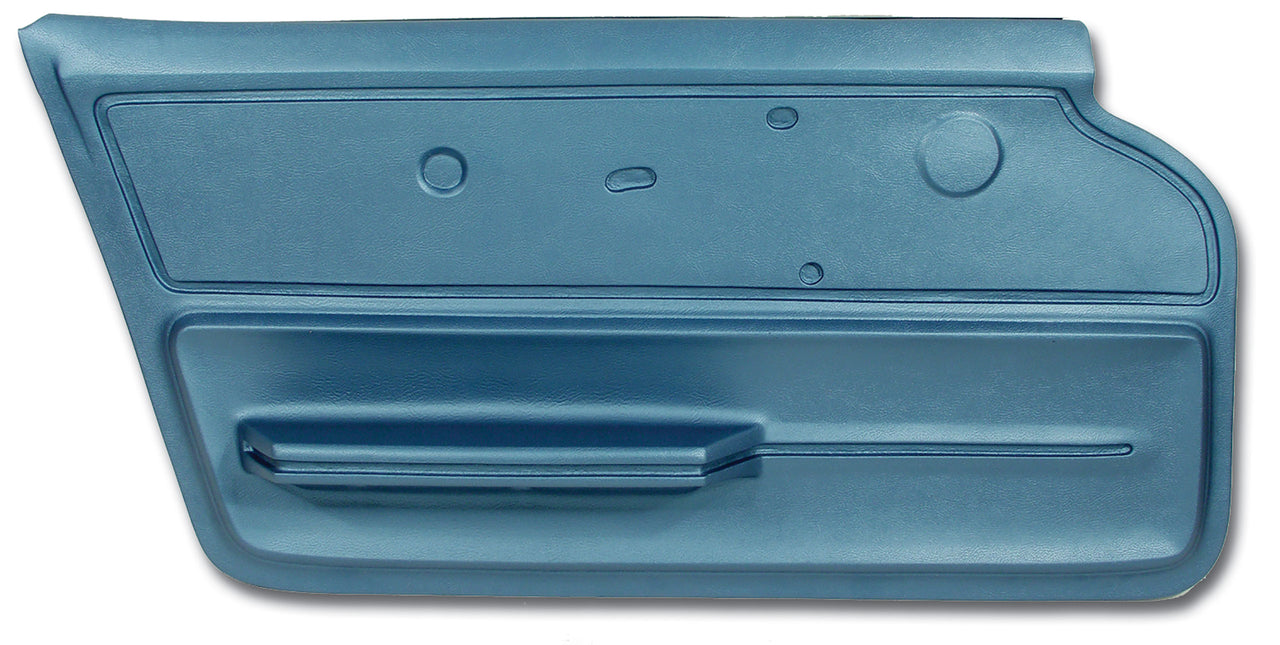 1967-1967 Corvette Door Panel Bright Blue Convertible W/Felt LH-439740-Corvette-Store-Online