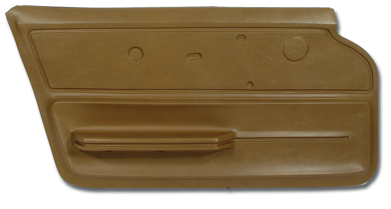 1967-1967 Corvette Door Panel Saddle Convertible W/Felt LH-439753-Corvette-Store-Online