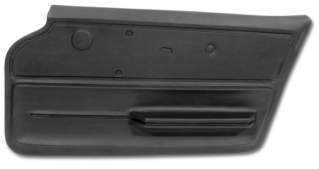 1967-1967 Corvette Door Panel Black Convertible W/Felt RH-439820-Corvette-Store-Online