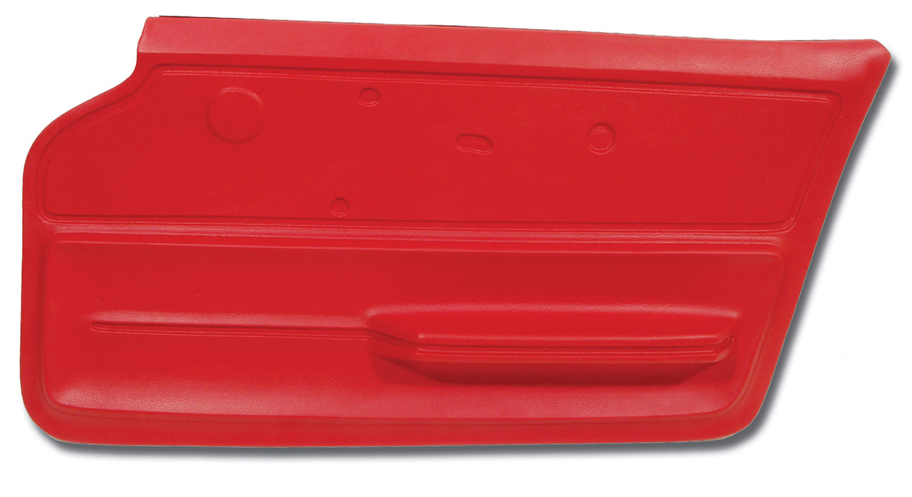 1967-1967 Corvette Door Panel Red Convertible W/Felt RH-439830-Corvette-Store-Online