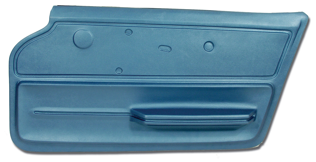 1967-1967 Corvette Door Panel Bright Blue Convertible W/Felt RH-439840-Corvette-Store-Online