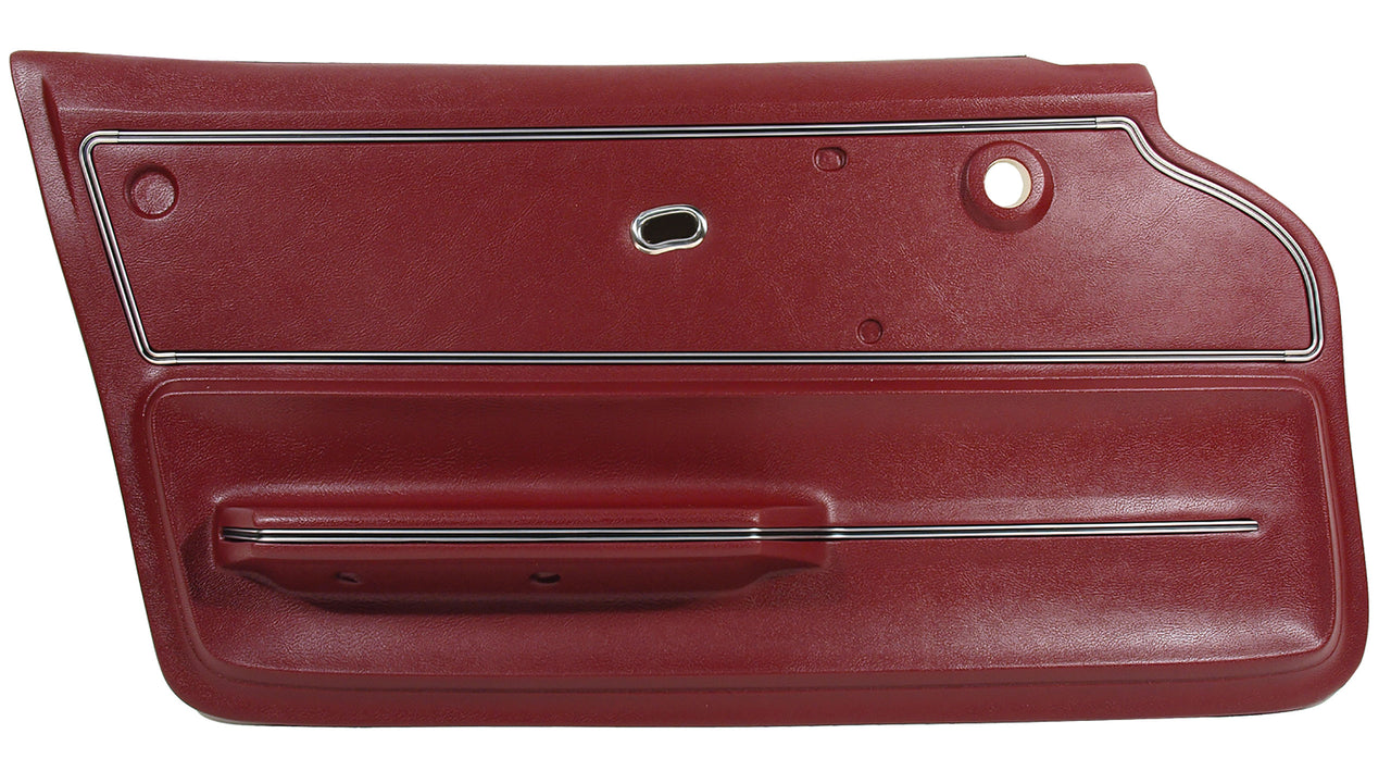 1965-1965 Corvette Door Panel Maroon Coupe W/Trim LH-439937-Corvette-Store-Online