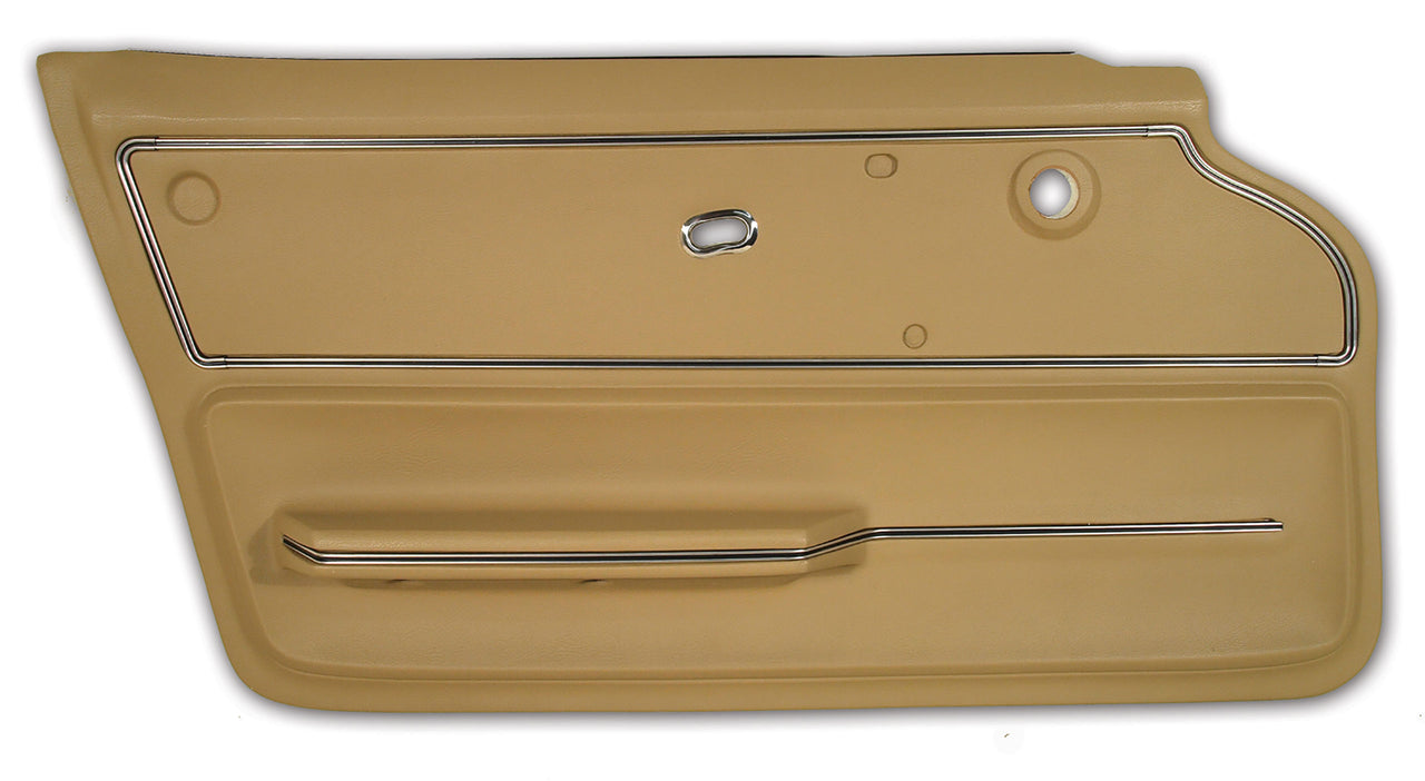 1965-1966 Corvette Door Panel Saddle Coupe W/Trim LH-439952-Corvette-Store-Online