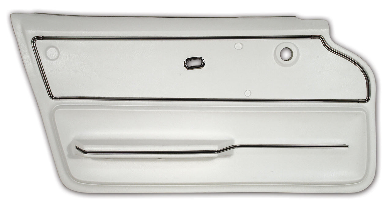 1965-1966 Corvette Door Panel White Coupe W/Trim LH-439965-Corvette-Store-Online
