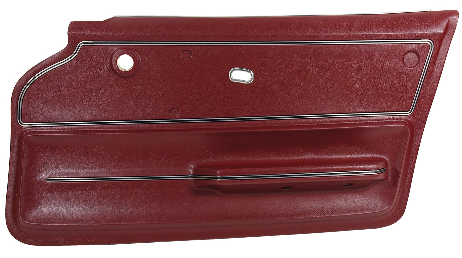 1965-1965 Corvette Door Panel Maroon Coupe W/Trim RH-440037-Corvette-Store-Online