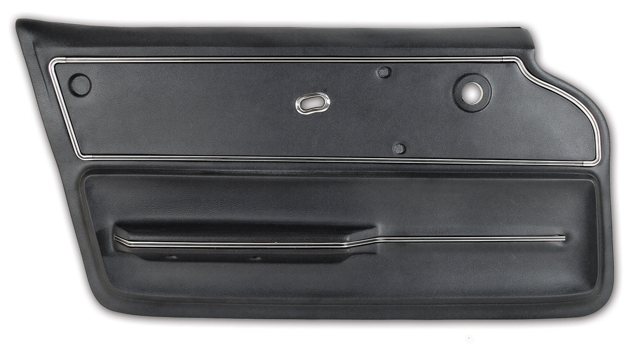 1965-1966 Corvette Door Panel Black Convertible W/Trim LH-440120-Corvette-Store-Online