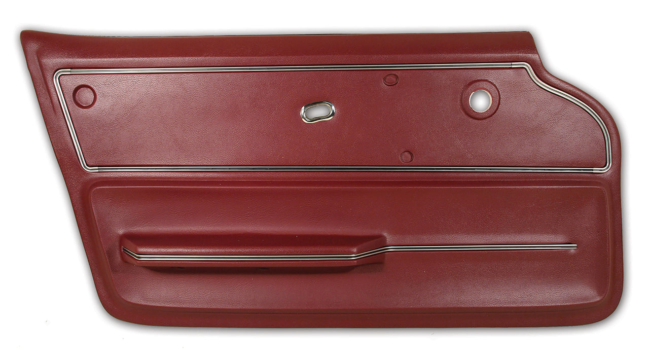 1965-1965 Corvette Door Panel Maroon Convertible W/Trim LH-440137-Corvette-Store-Online