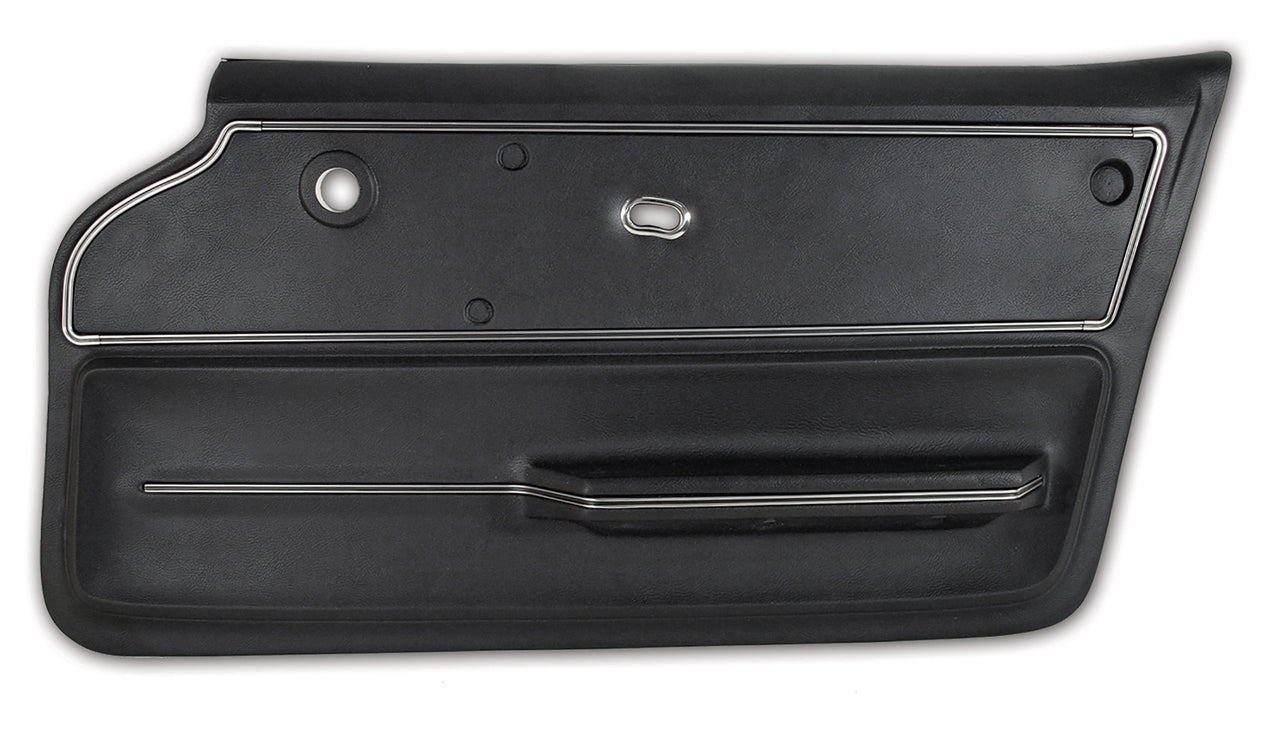 1965-1966 Corvette Door Panel Black Convertible W/Trim RH-440220-Corvette-Store-Online