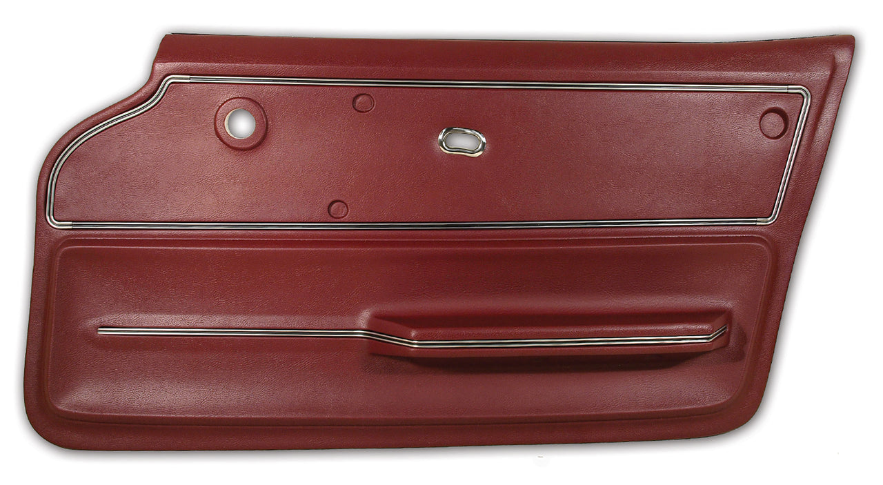1965-1965 Corvette Door Panel Maroon Convertible W/Trim RH-440237-Corvette-Store-Online