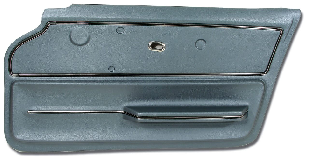1967-1967 Corvette Door Panel Teal Coupe W/Trim RH-440449-Corvette-Store-Online