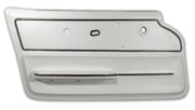 1967-1967 Corvette Door Panel White Convertible W/Trim LH-440565-Corvette-Store-Online