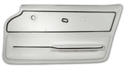 1967-1967 Corvette Door Panel White Convertible W/Trim RH-440665-Corvette-Store-Online