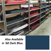 1968-1968 Corvette Door Panel Skin Dark Blue LH-440732-Corvette-Store-Online