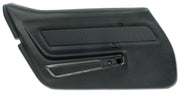 1969-1969 Corvette Door Panel Black W/Trim LH-441720-Corvette-Store-Online