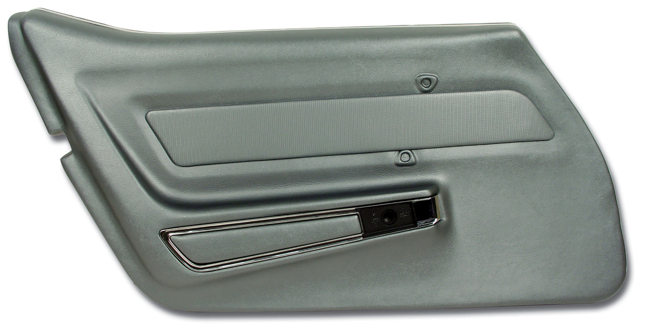1969-1969 Corvette Door Panel Gunmetal W/Trim LH-441763-Corvette-Store-Online
