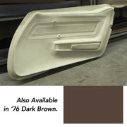 1976-1976 Corvette Door Panel Skin Dark Brown LH-441955-Corvette-Store-Online