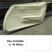 1976-1976 Corvette Door Panel Skin White LH-441976-Corvette-Store-Online