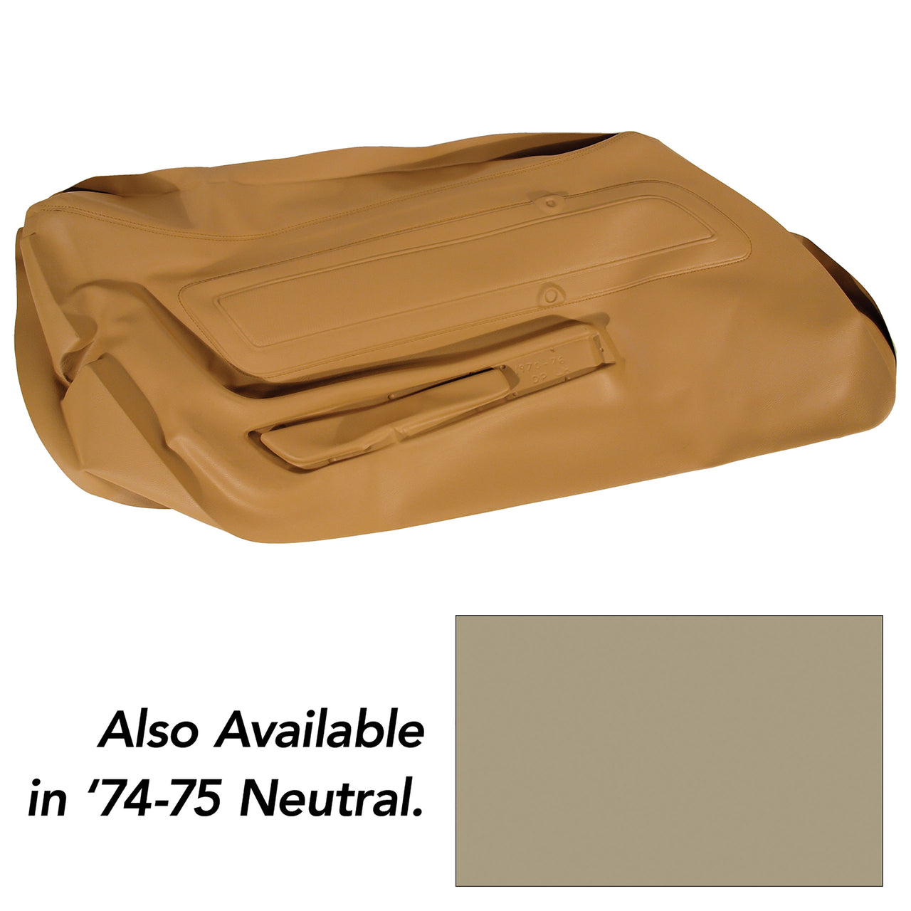 1974-1975 Corvette Door Panel Skin Neutral RH-442016-Corvette-Store-Online