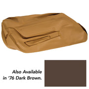 1976-1976 Corvette Door Panel Skin Dark Brown RH-442055-Corvette-Store-Online