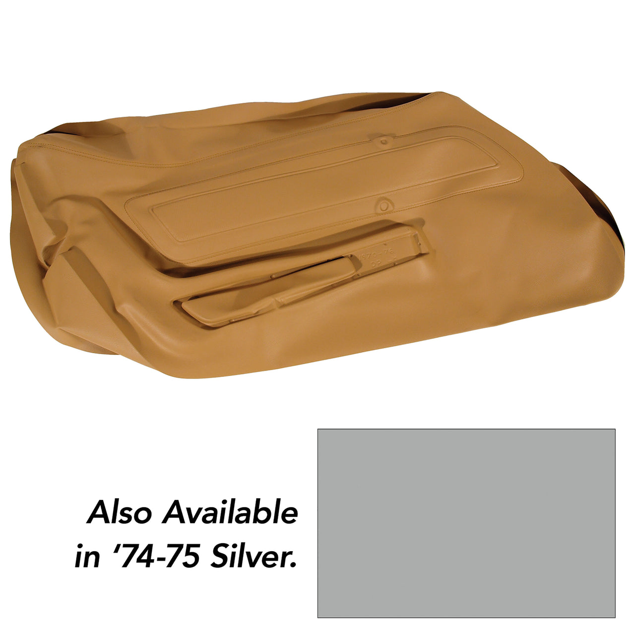 1974-1975 Corvette Door Panel Skin Silver RH-442061-Corvette-Store-Online
