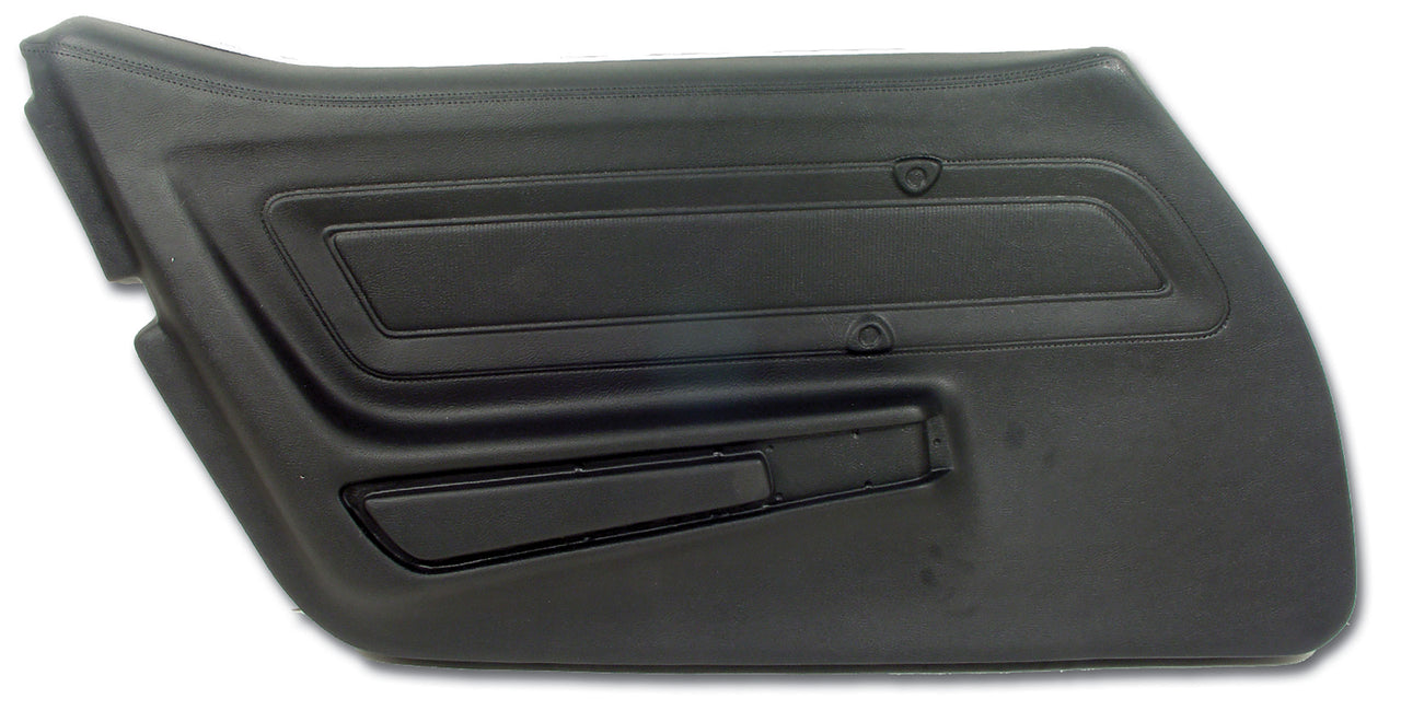 1970-1976 Corvette Door Panel Black LH-442120-Corvette-Store-Online