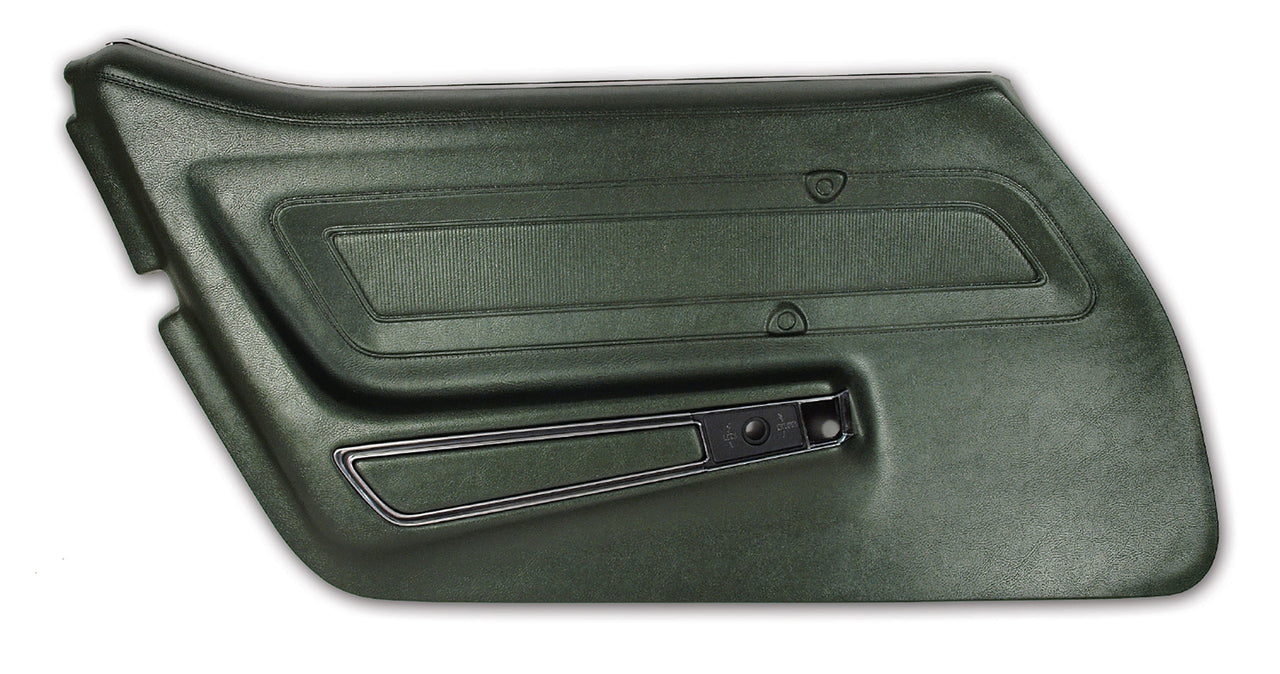 1970-1970 Corvette Door Panel Green Standard LH-442317-Corvette-Store-Online