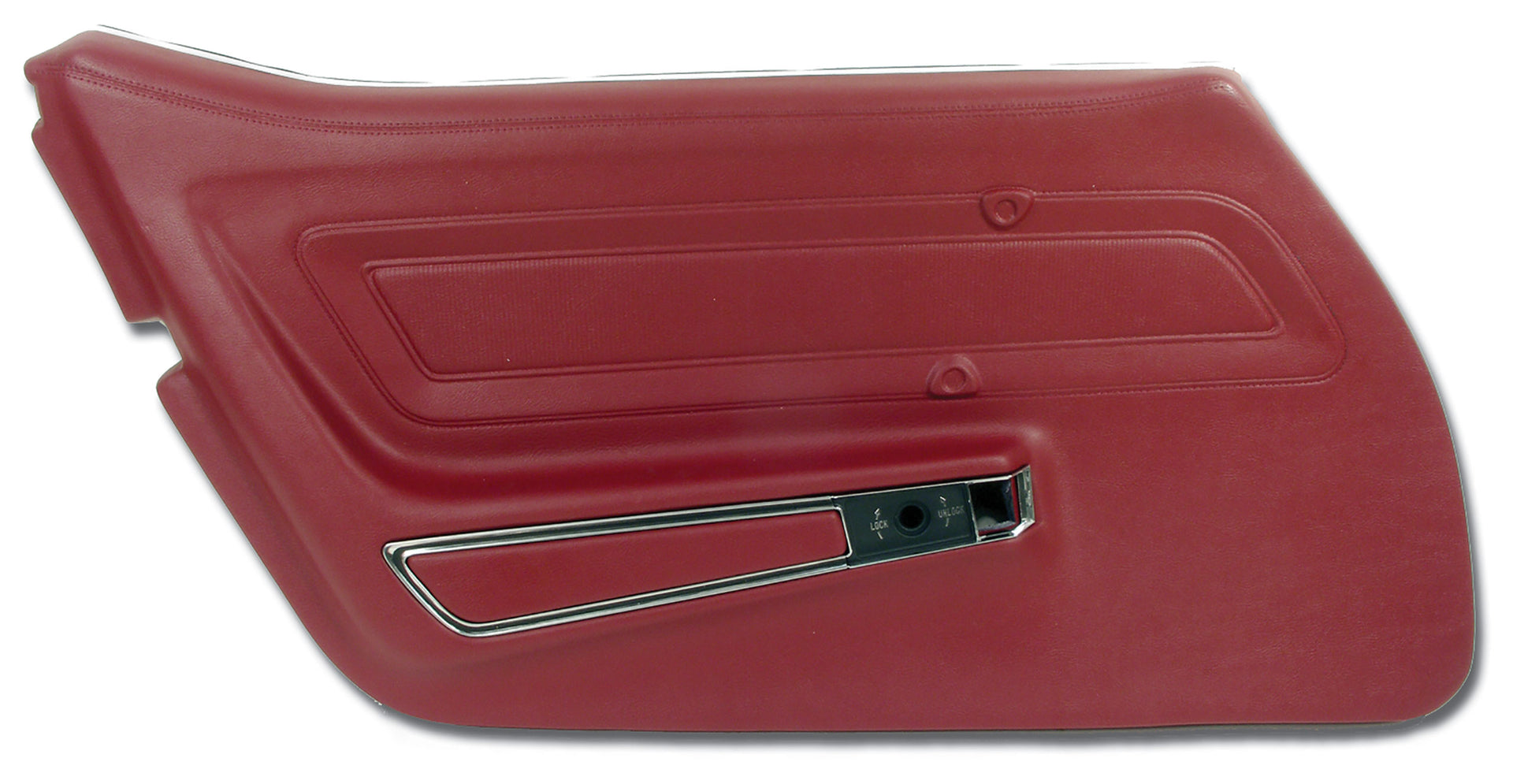 1973-1975 Corvette Door Panel Oxblood Standard LH-442331-Corvette-Store-Online