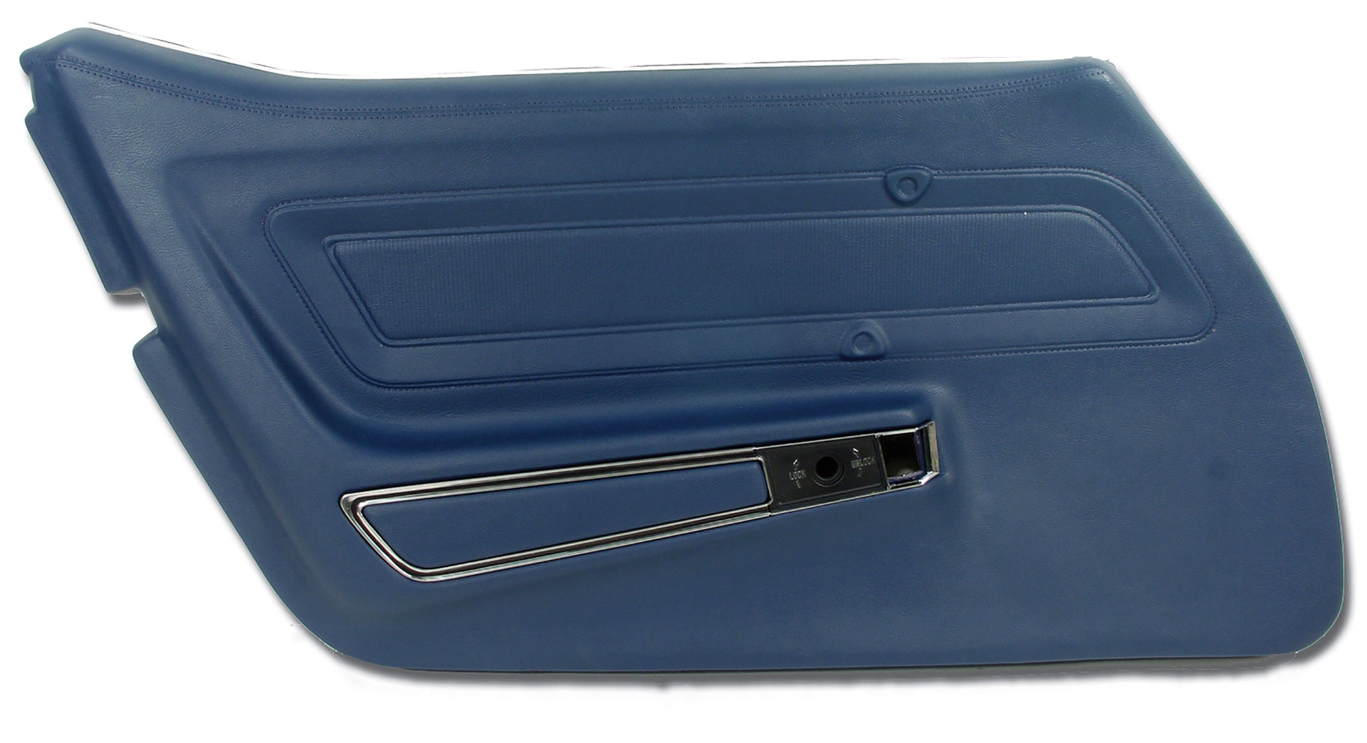 1971-1972 Corvette Door Panel Royal Blue Standard LH-442347-Corvette-Store-Online